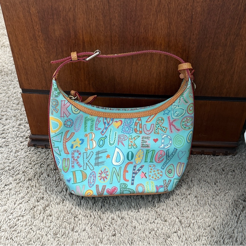 Vintage Dooney And Bourke Sketch Bucket Bag